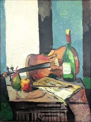 nature morte au violon l